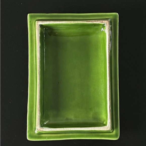 Vintage Bitossi green owl collector ceramic cigarette box - Picture 2 of 6